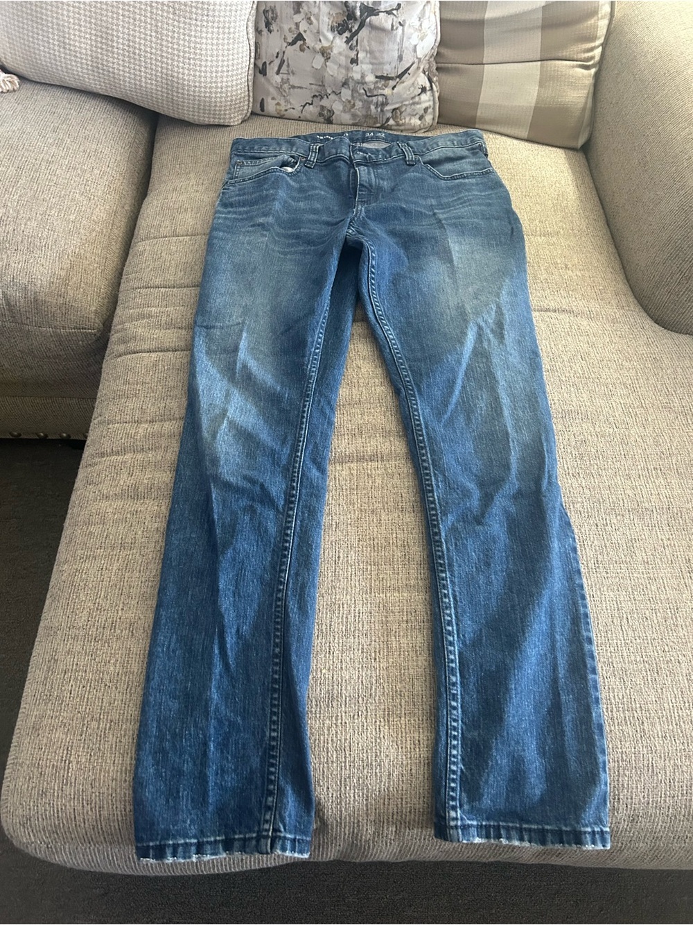 INC International Concepts Men's Blue Straight-Leg Jeans
